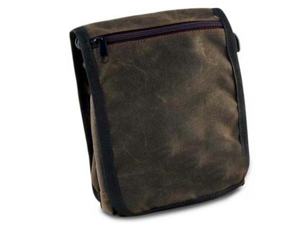 PAW of Swedens Messenger Bag Classic waxed cotton brun i gruppen Jakt / Gamebags/Vskor m.m / Messenger bags hos PAW of Sweden AB (606WC)