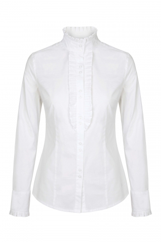 Wildflower Women's Long Sleeve Shirt vit stl 36 i gruppen  hos PAW of Sweden AB (4137-13)