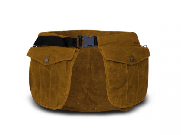 Picking-up belt Classic waxed cotton nougat i gruppen Jakt / Picking-up vests/Belts / Belt waxed cotton hos PAW of Sweden AB (6002WCLB)