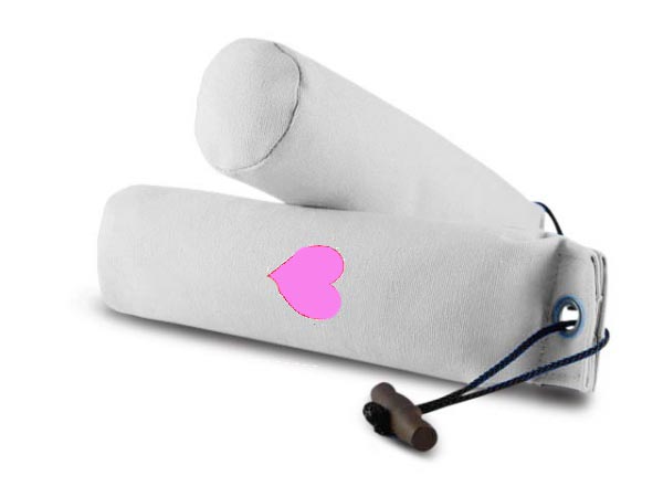 Tryck p dummy - Rosa Hjrta i gruppen Trning / Dummies med text/tryck / Pocket med text/tryck hos PAW of Sweden AB (heart_pink)