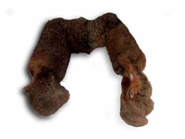 Dummy Kanin tredelad med pls 2,5 kg