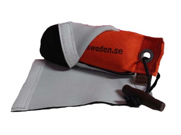 Överdrag för dummy svart/vit