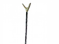 Antler thumbstick on blackthorn shaft Antler thumbstick on blackthorn shaft