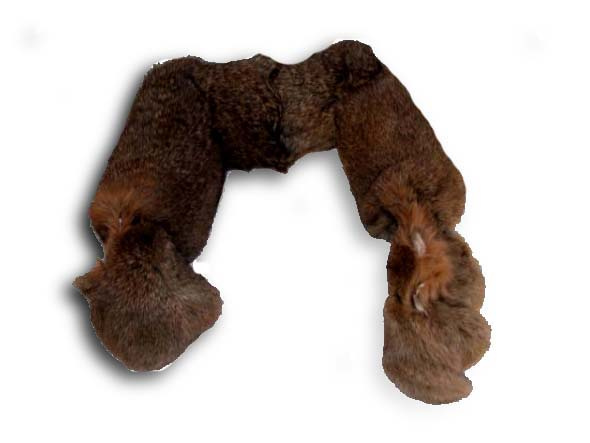 Dummy Kanin tredelad med p�ls 2,5 kg