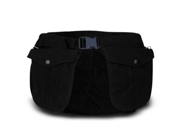 Picking-up belt Classic waxed cotton svart