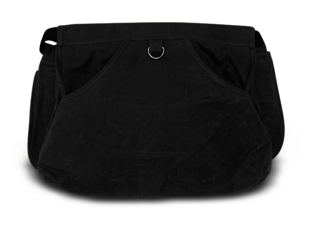 Picking-up belt Classic waxed cotton svart