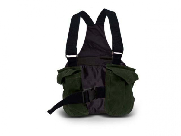 Picking-up vest Trainer Classic waxed cotton oliv