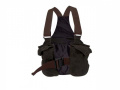 Picking-up vest Trainer Classic waxed cotton brun